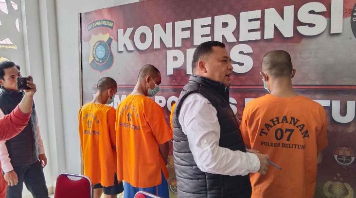 Kadus di Belitung Jadi Tersangka Narkoba, Polisi Tangkap Adik dan 2 Rekan