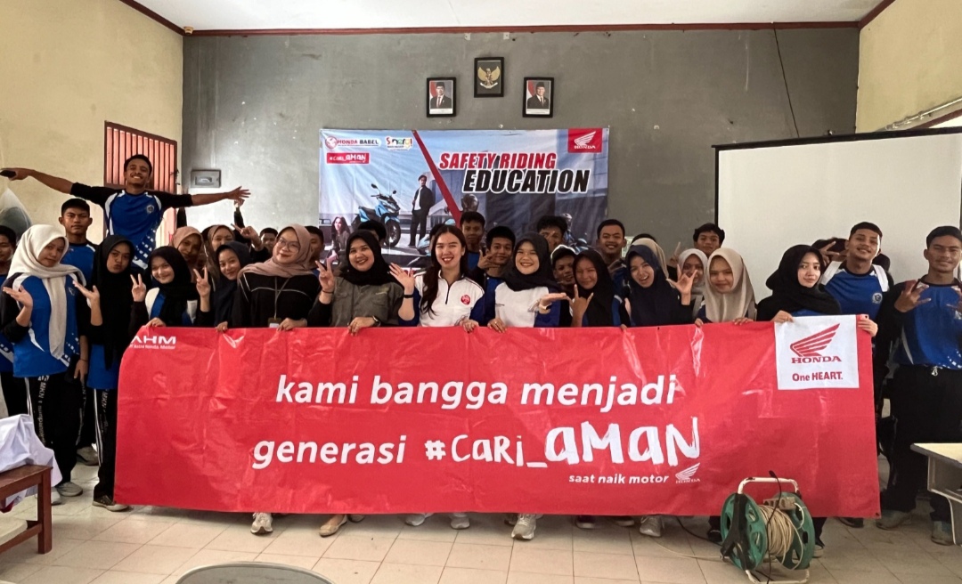 Edukasi Safety Riding Tingkatkan Kesadaran Berkendara Siswa SMKN 1 Simpangkatis