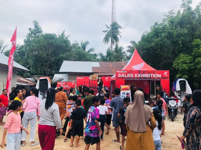 Honda Juara Babel Hadirkan Kegembiraan untuk Warga Desa Mentigi