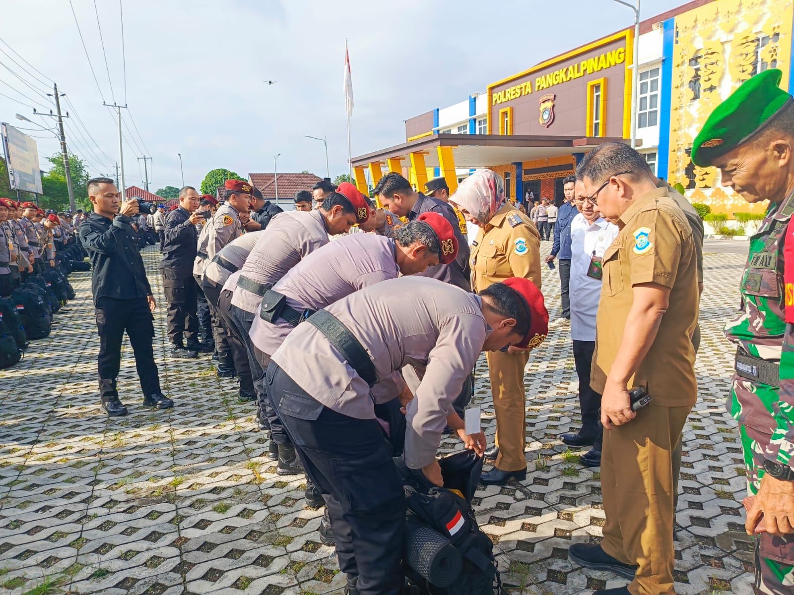 Pemkot Periksa Kondisi dan Perlengkapan Personil