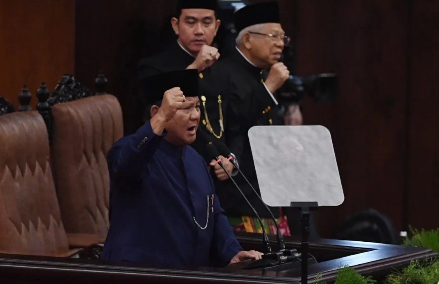 Lengkap! Pidato Perdana Presiden Prabowo Usai Dilantik