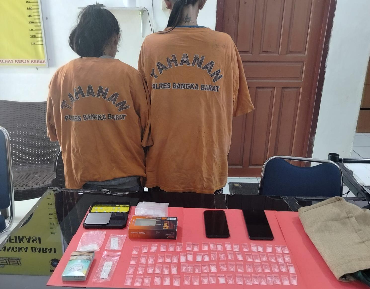 2 Perempuan Nekat Edarkan Sabu