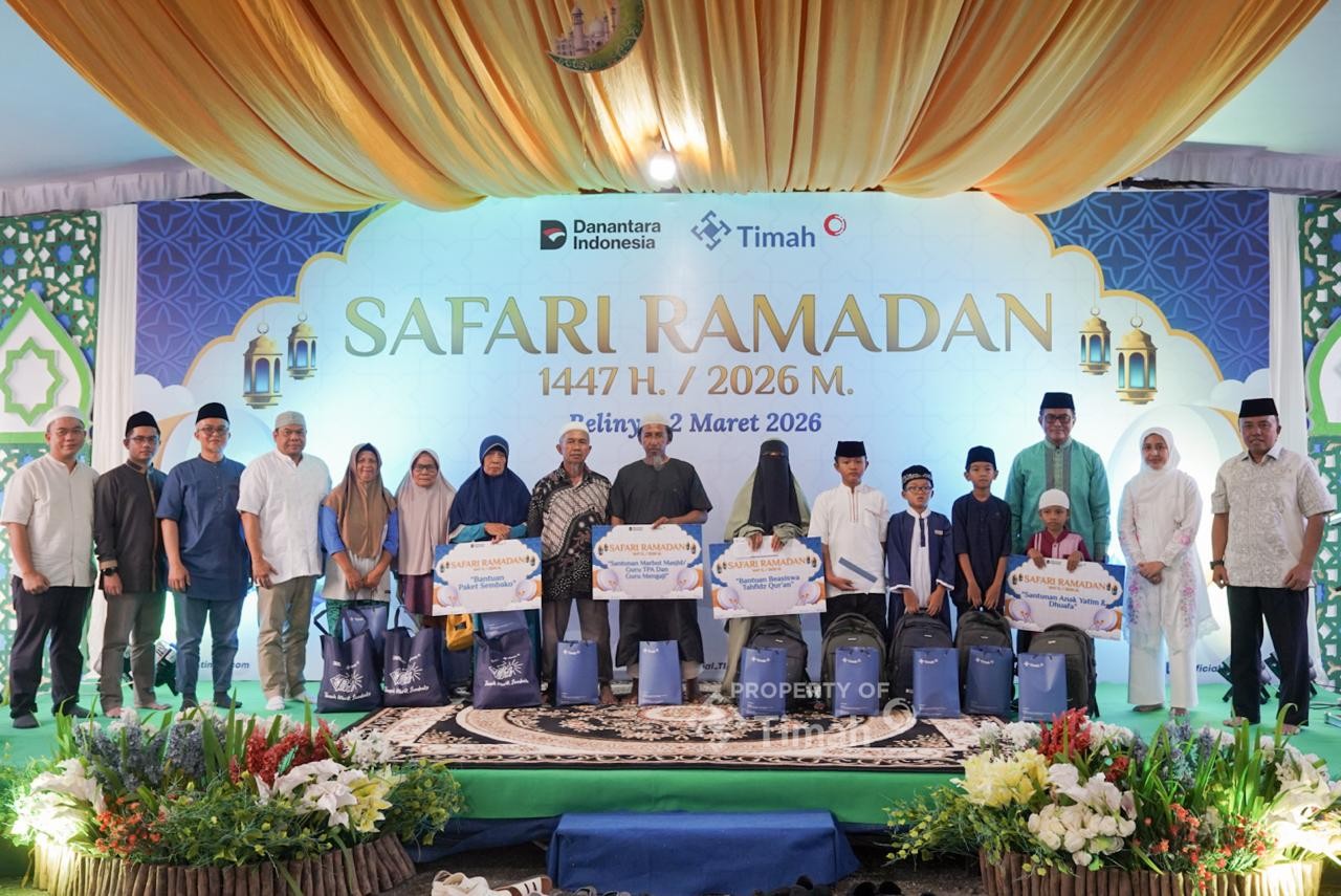 Berbagi Kebahagiaan dalam Safari Ramadan, Affan Senang Terima Santunan dari PT Timah 