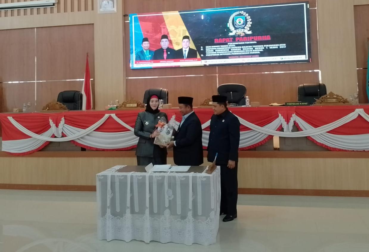 DPRD Basel Paripurna LKPJ Bupati 2025 dan Raperda Pengelolaan Barang Milik Daerah 