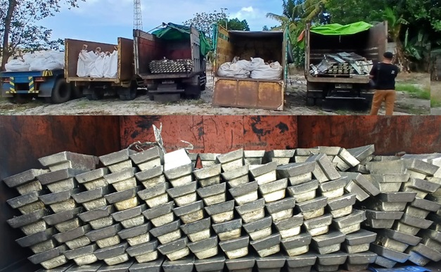  Ini Penampakan Sitaan Barang dari Gudang PT Rajawali Rimba Perkasa 