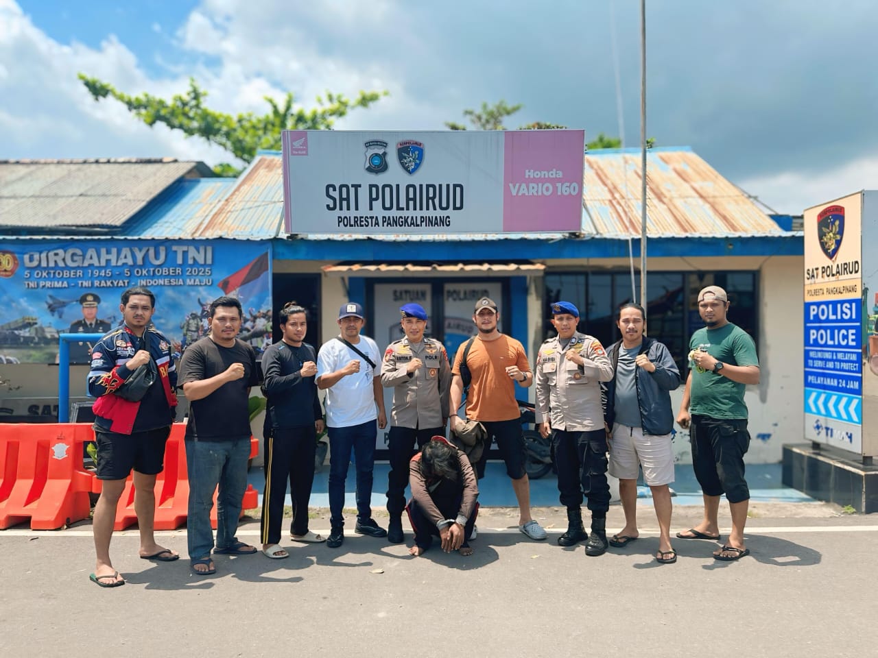 Pelaku Penganiayaan Pedagang di ATM Pangkalpinang Kabur Jadi Nelayan