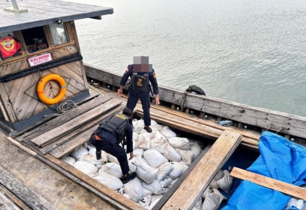 Lagi, Penyelundupan Timah dari Babel ke Thailand Digagalkan di Batam
