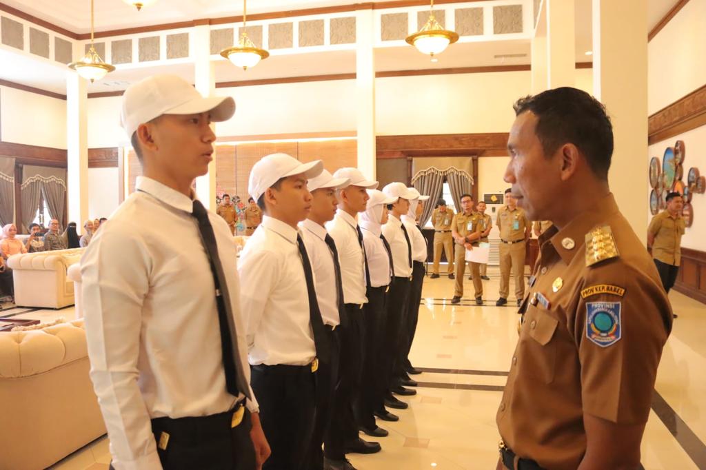 Lepas Calon Praja IPDN Asal Babel, Ini Pesan Pj Gubernur Suganda 