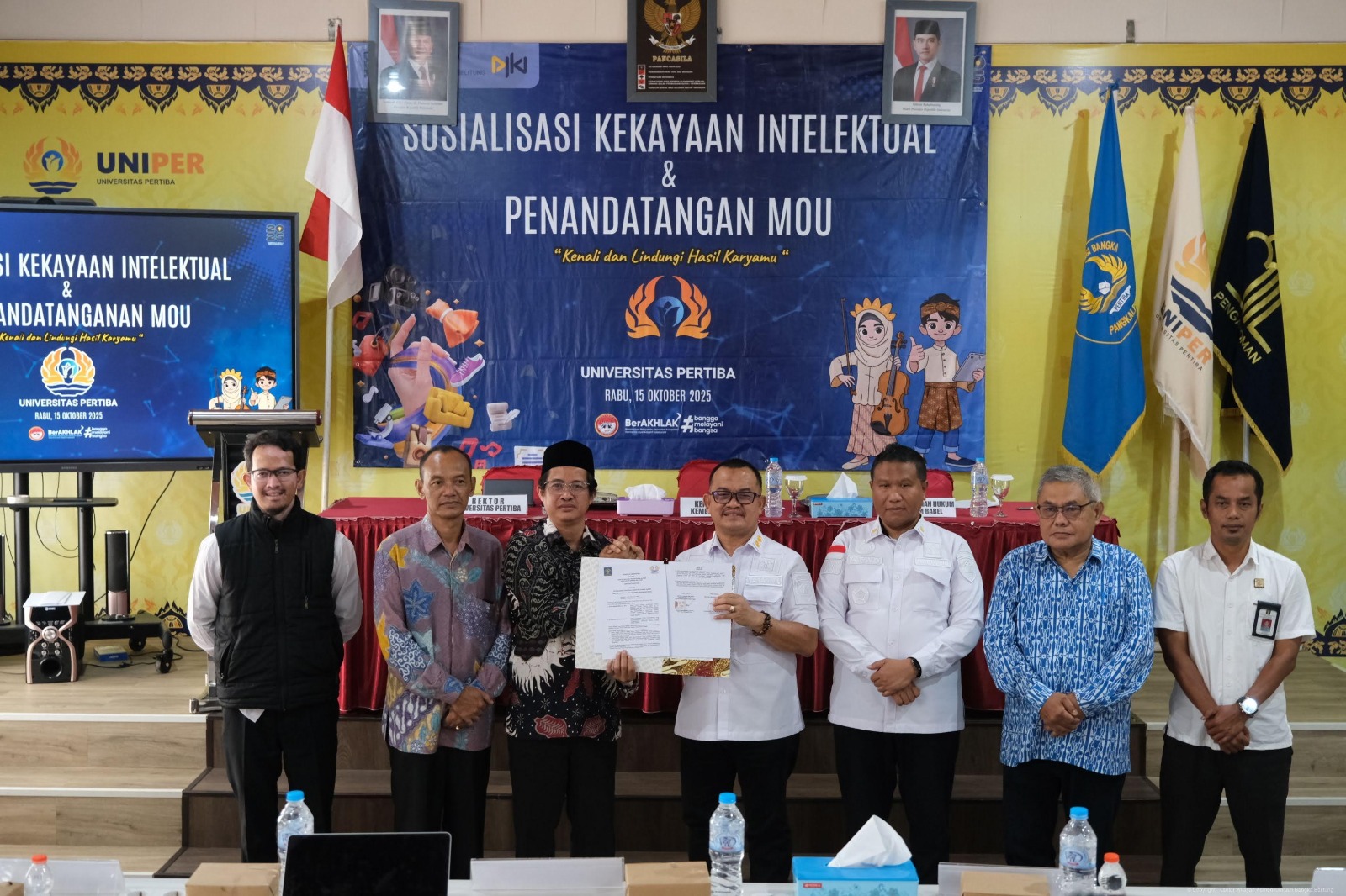 Kanwil Kemenkum Babel dan Universitas Pertiba Jalin Kolaborasi Penguatan Kekayaan Intelektual