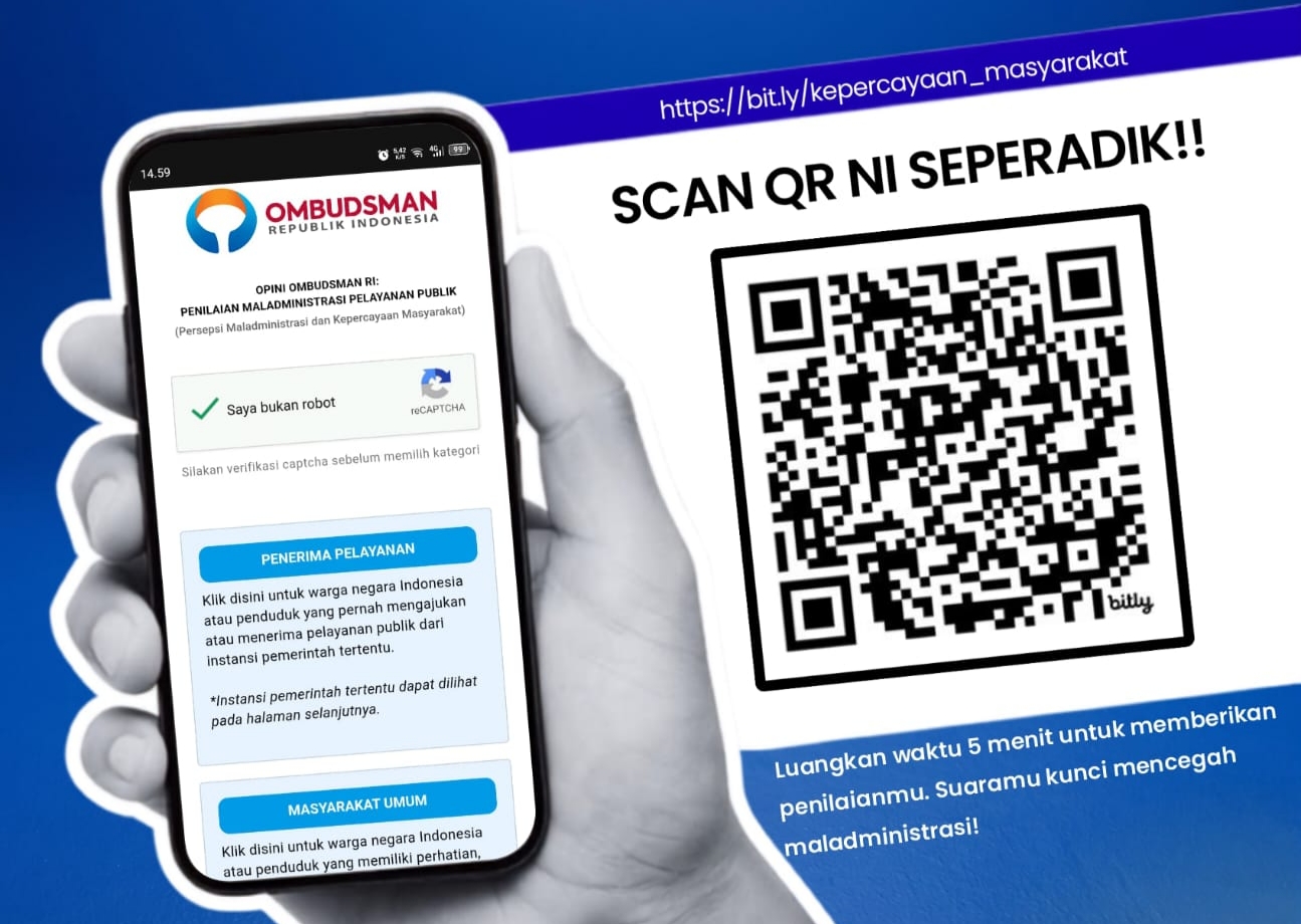 Ombudsman Babel Ajak Masyarakat Ikut Menilai Pelayanan Publik