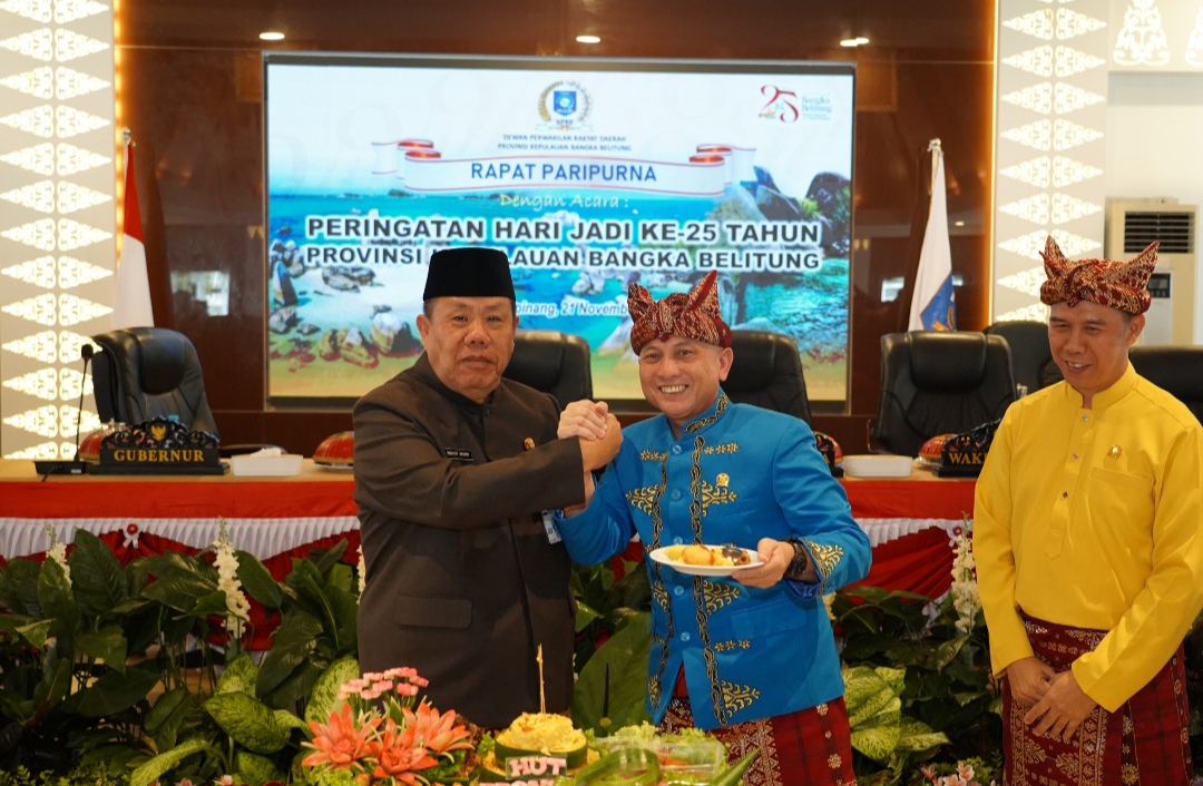 Sidang Paripurna Hari Jadi ke-25 Provinsi Kepulauan Bangka Belitung, Ini Harapan Gubernur Hidayat Arsani