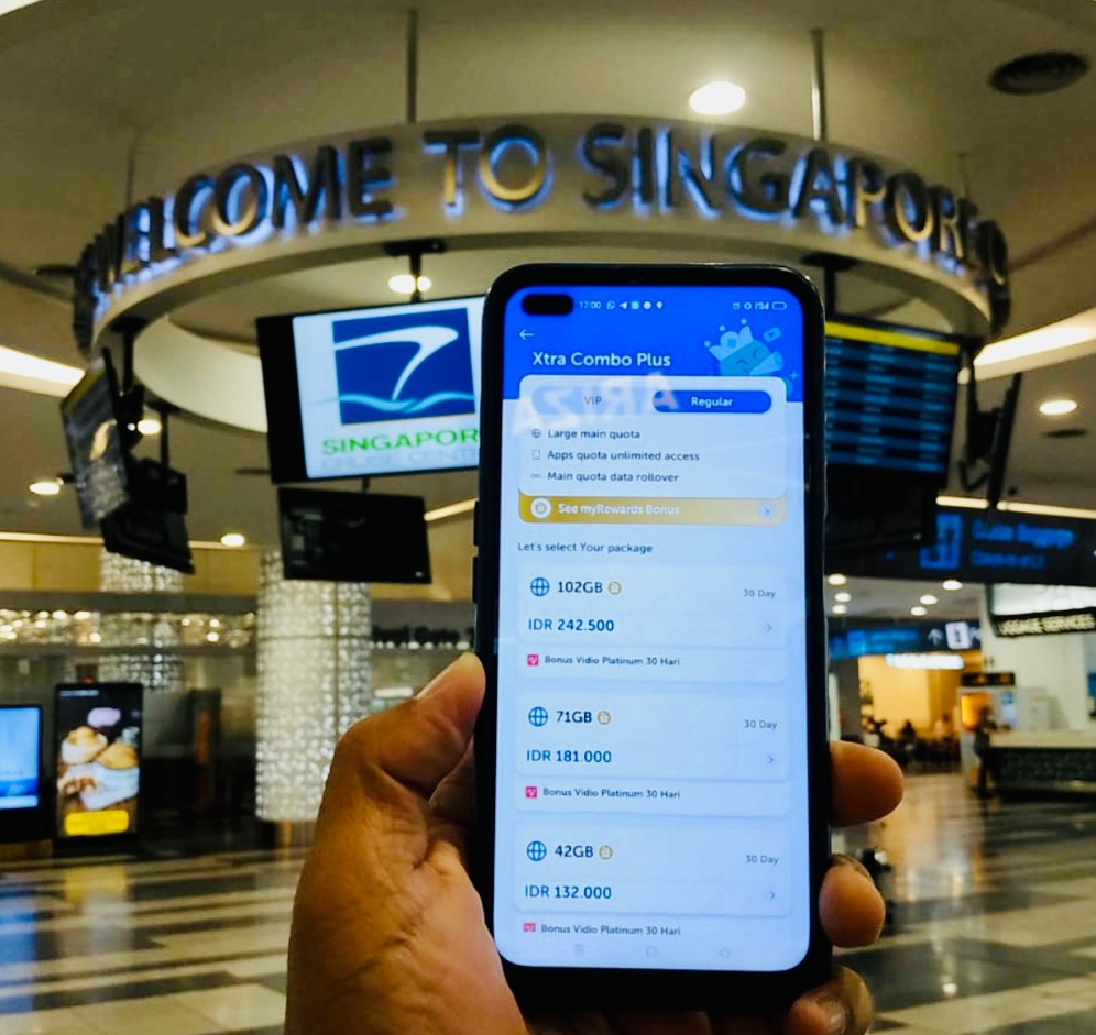 Ke Singapura dan Malaysia, Manfaatkan Paket Xtra Combo Flex   