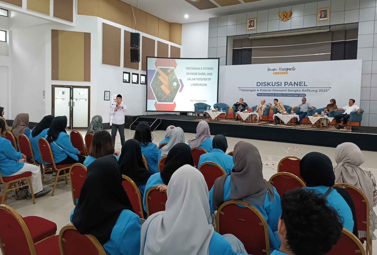 IHI Gelar Diskusi Panel Bahas Tantangan dan Potensi Ekonomi Bangka Belitung 2025,