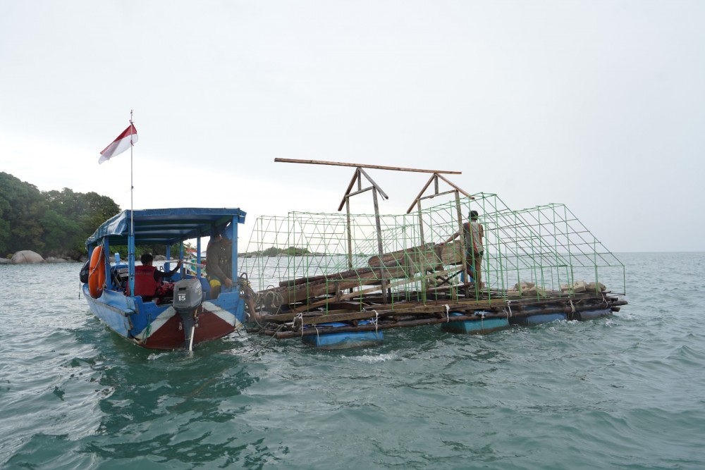 Bersama Nelayan, PT Timah Tbk Jalankan Program Fishing Ground di Perairan Pulau Bangka