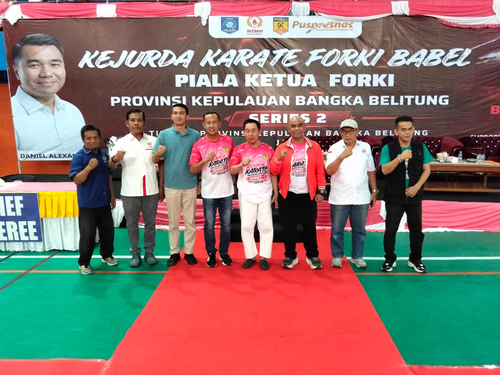 Ratusan Atlet Bertanding di Kejurda Karate FORKI Babel Seri 2 Tahun 2026