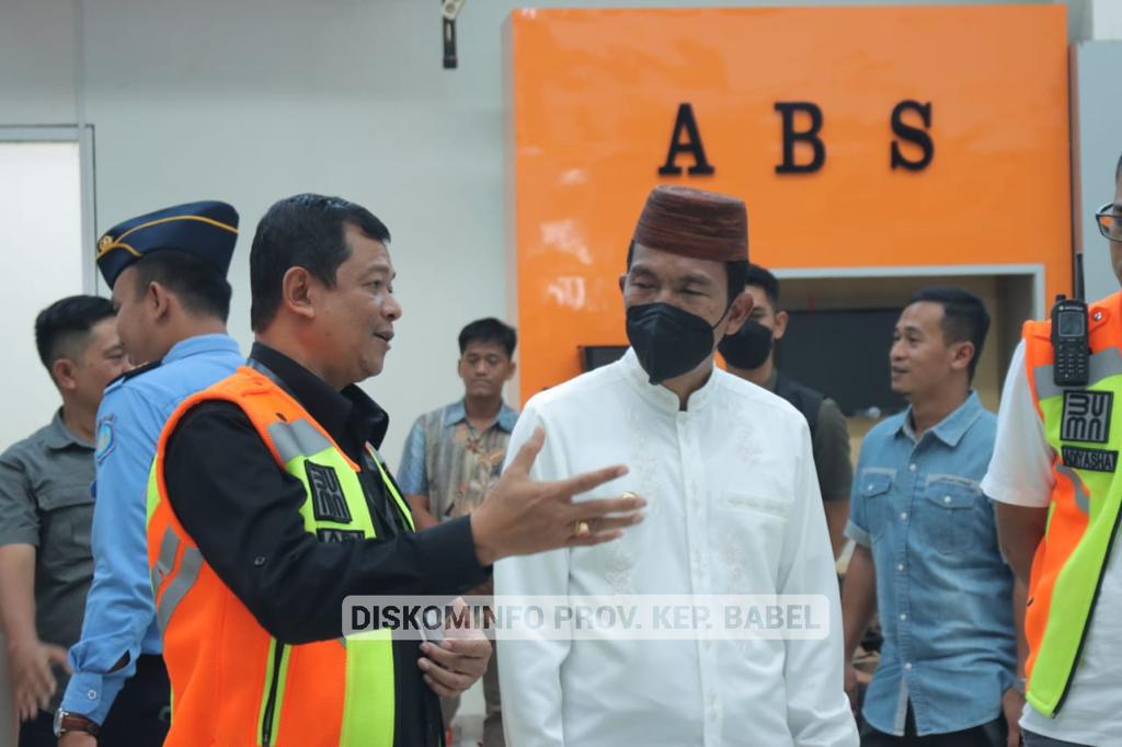 Pj Gubernur Suganda: Arus Mudik di Bandara Depati Amir Lancar dan Kondusif 