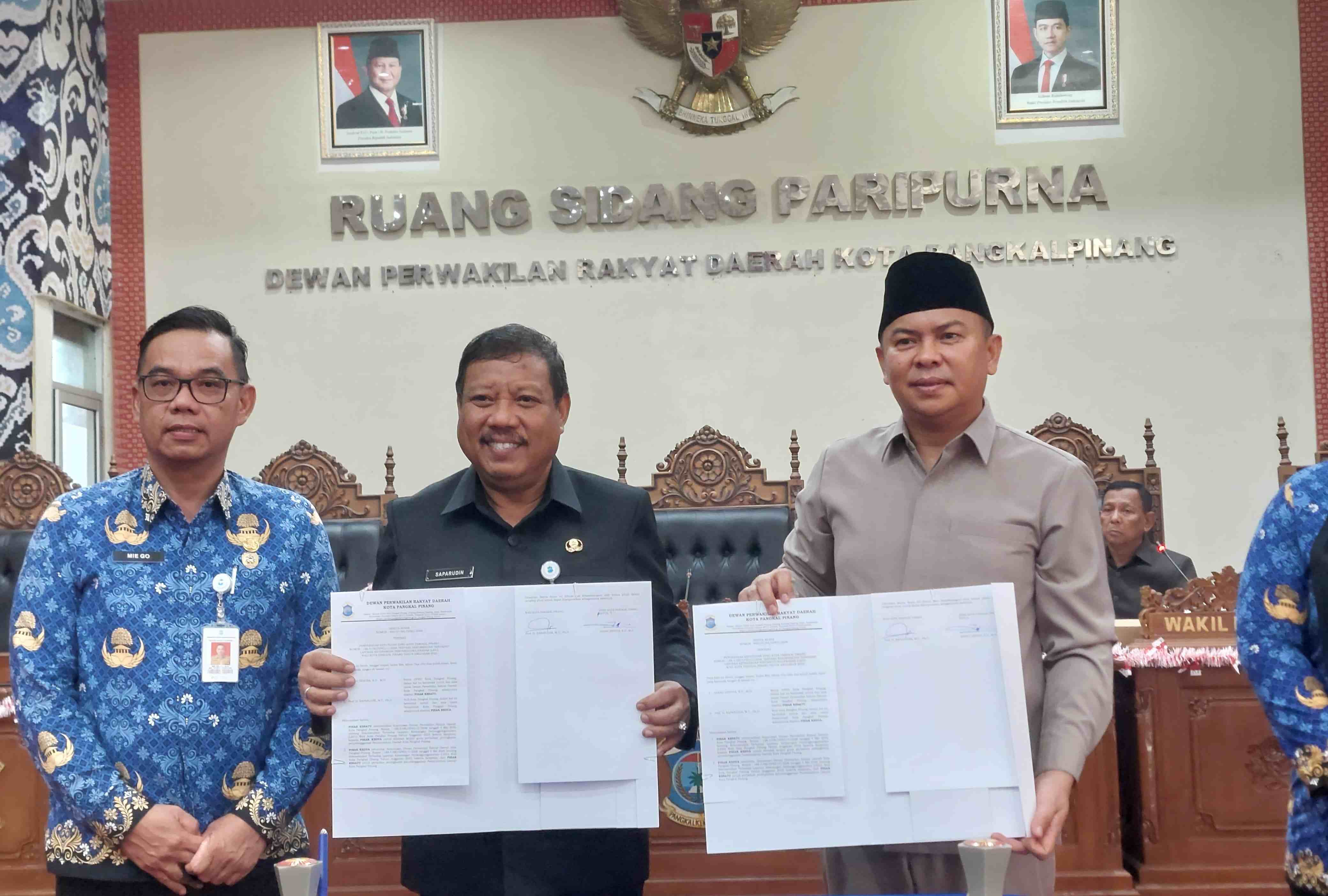 Wako Udin Tanggapi 3 Catatan DPRD Pangkalpinang