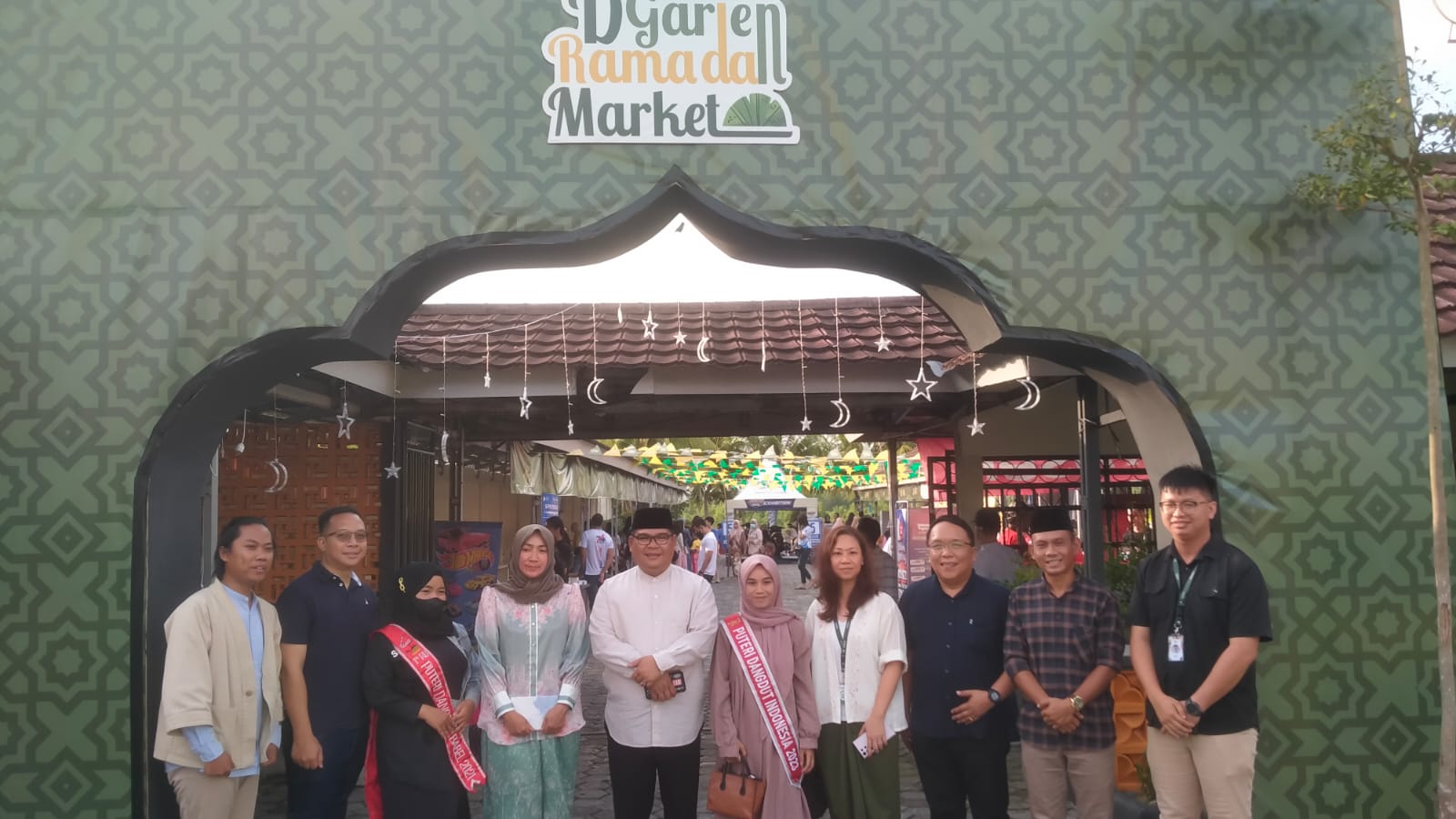 Opening D'Garden Ramadan Market, Pj Bupati Bangka Ajak Masyarakat Cintai Produk Lokal