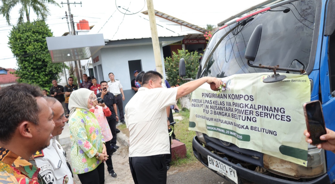 Gubernur Babel Hidayat Arsani Resmikan Pengolahan Pupuk & Hadirkan Sumur Bor untuk Warga Binaan
