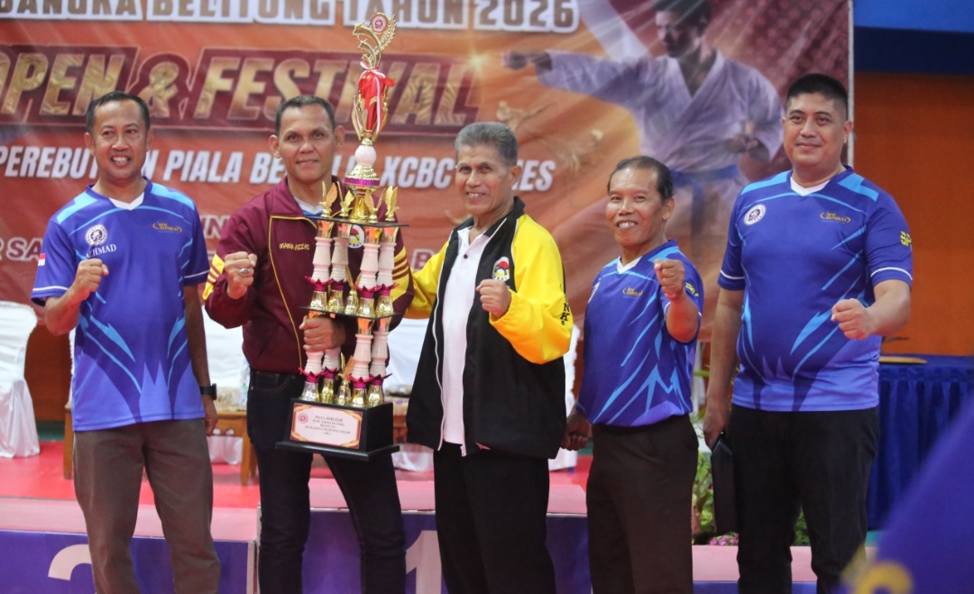 Ratusan Karateka Berlaga di Kejuaraan Karate XCBC Series 6 Babel 2026