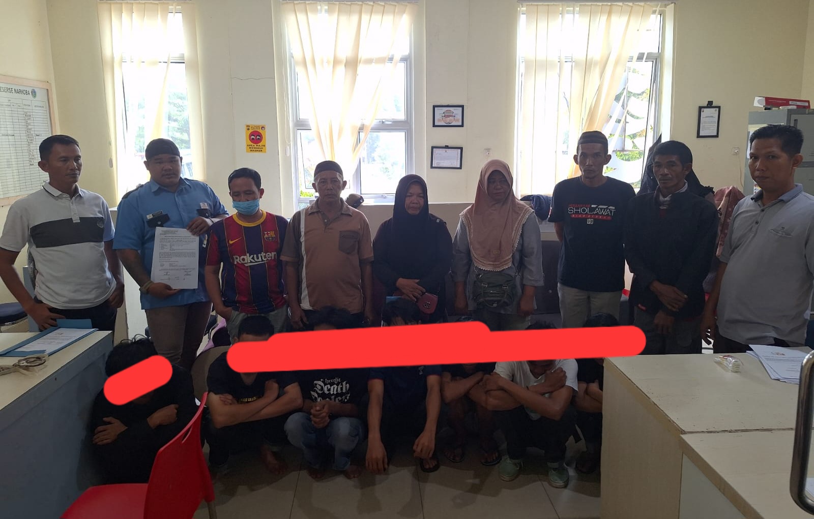 7 Pemuda Terjaring Saat Pesta Tembakau Gorila di Depan Kantor Camat Taman Sari, 3 Masih Pelajar