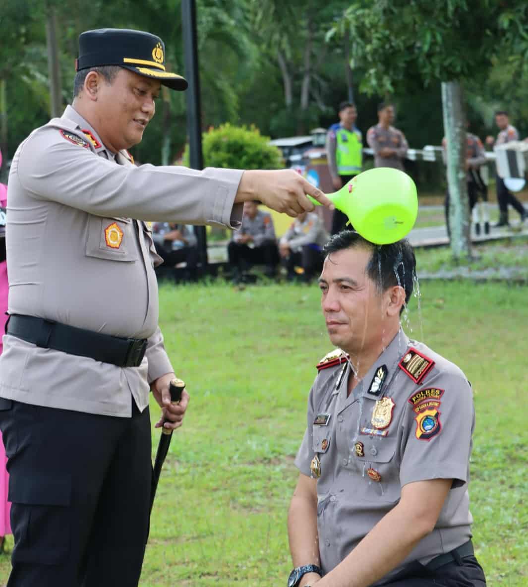 Sebanyak 30 Personel Polres Bangka Tengah Naik Pangkat