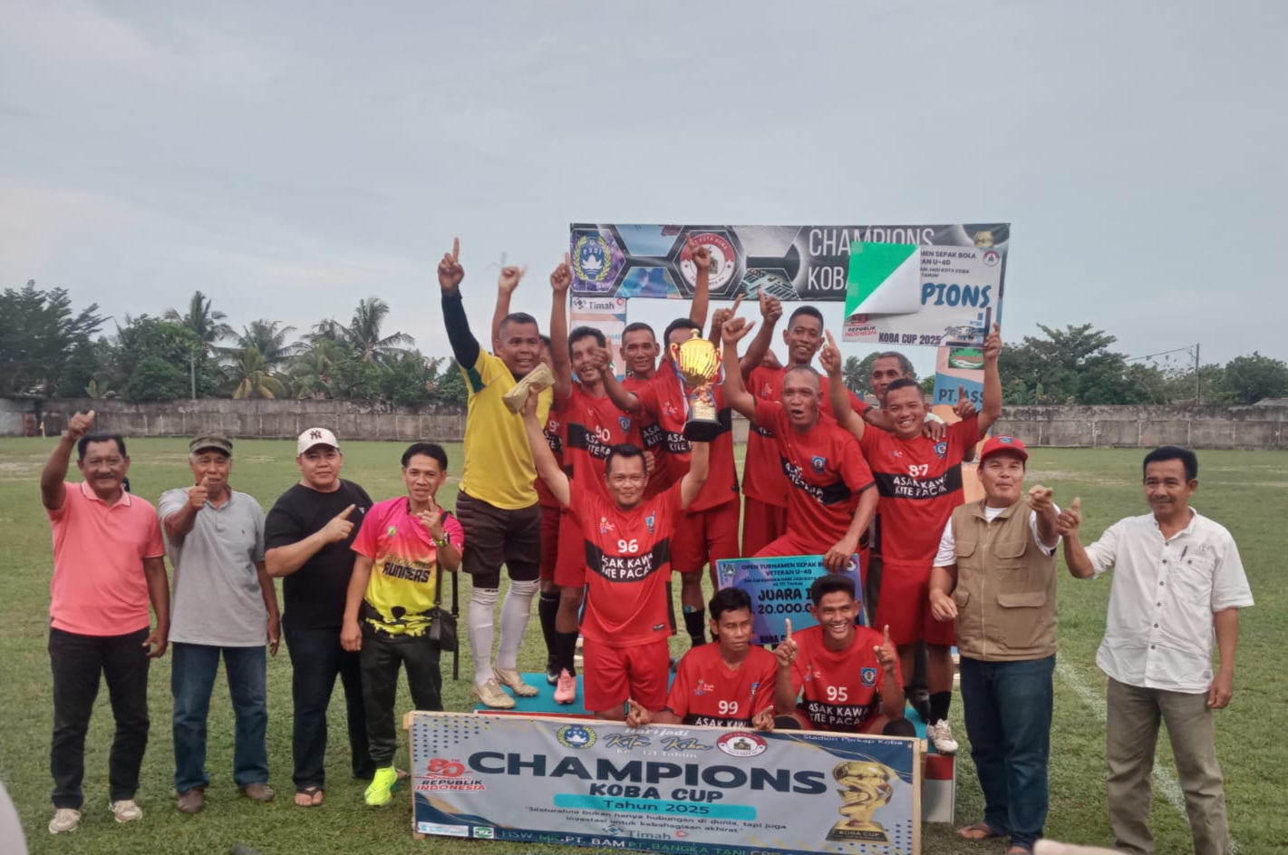 Porsiga Gadung Juara Veteran U-40 Koba Cup 2025