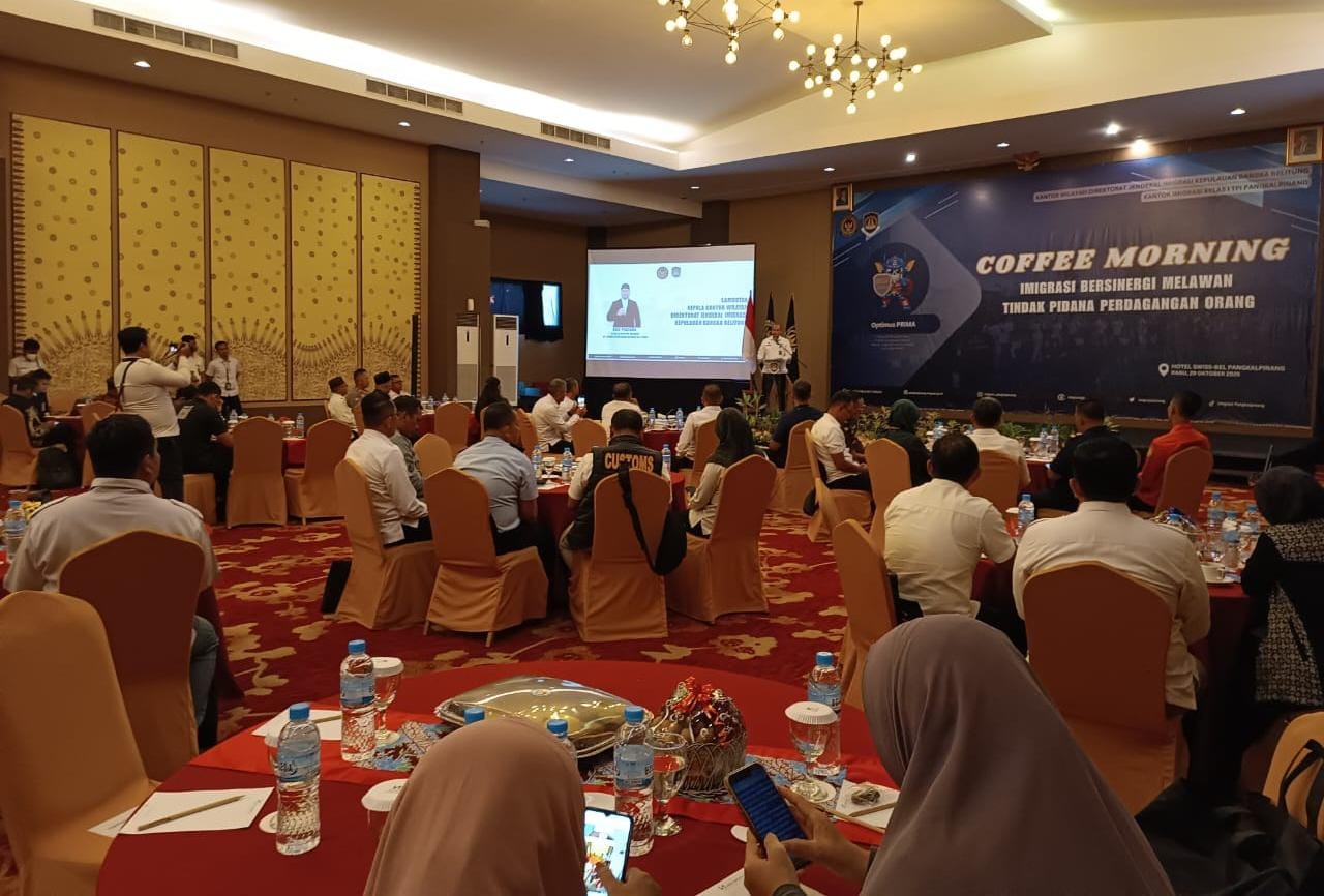 Imigrasi Pangkalpinang Gencarkan Sinergi: Coffee Morning Bahas Pemberantasan TPPO