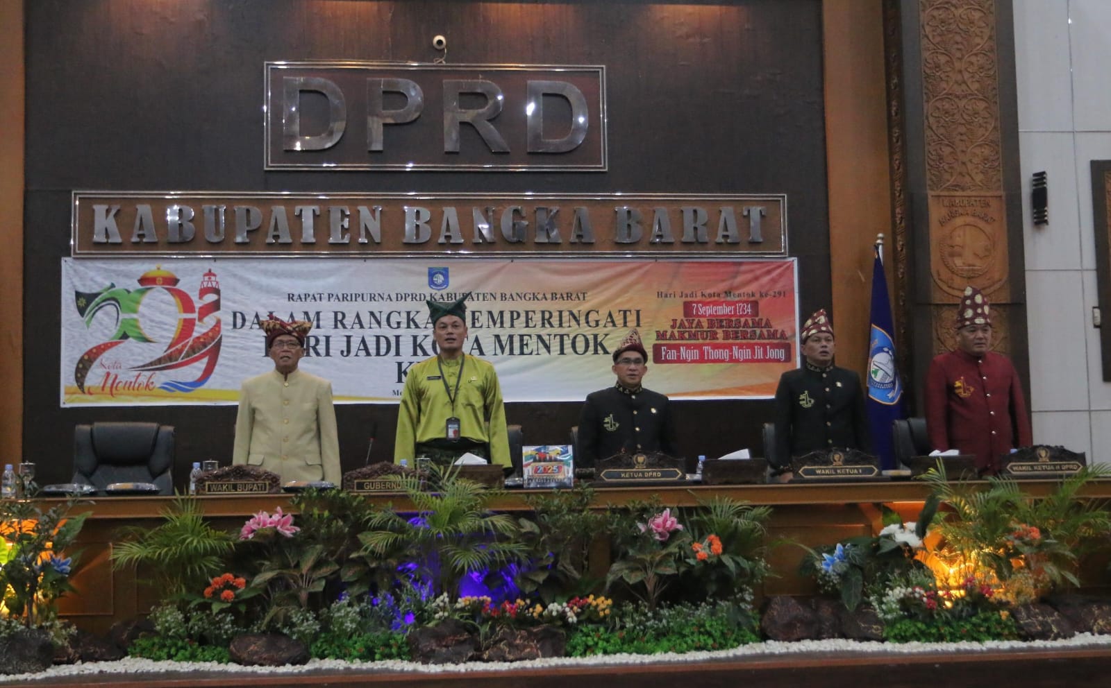 HUT Ke 291, Ketua DPRD Bangka Barat Ajak Jaga Kota Mentok 