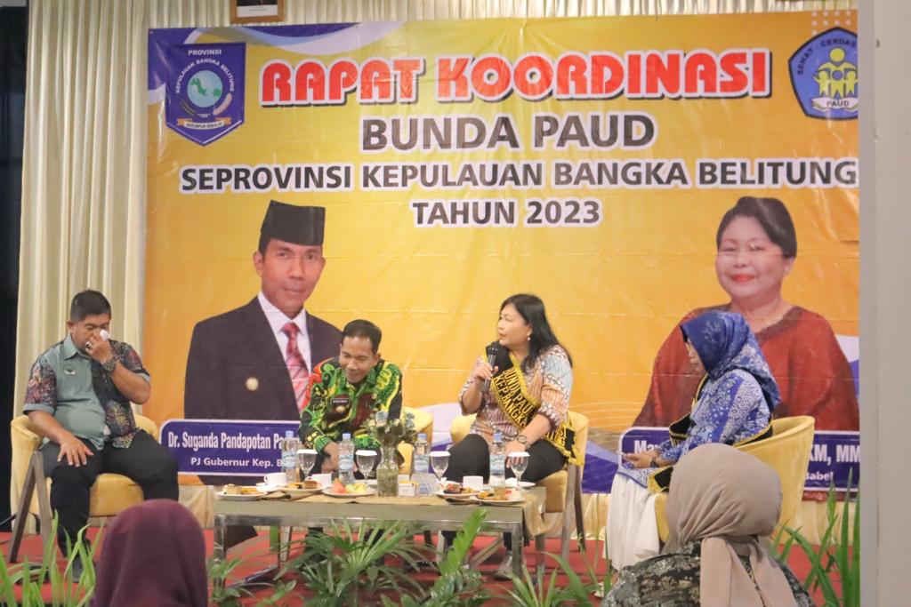 Pemprov Babel Sukses Laksanakan Rakor Bunda PAUD di Pulau Belitung