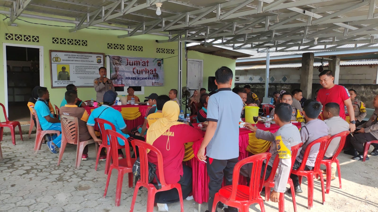 Temui Warga Petaling, Polsek Mendo Barat Diminta Tertibkan Pemuda Tenggak Miras