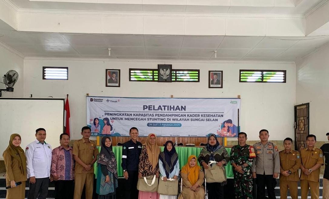 Cegah Stunting di Sungai Selan, PT Timah Tingkatkan Kapasitas Kader Kesehatan Melalui Program Pelatihan