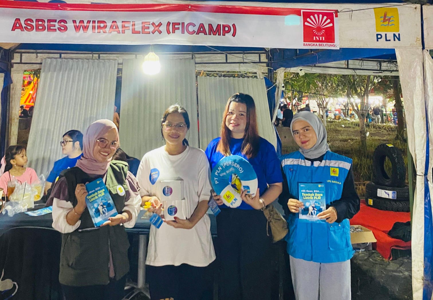 Dekatkan Layanan, PLN ULP Pangkalpinang Meriahkan Pekan Raya Inti Bangka 2025