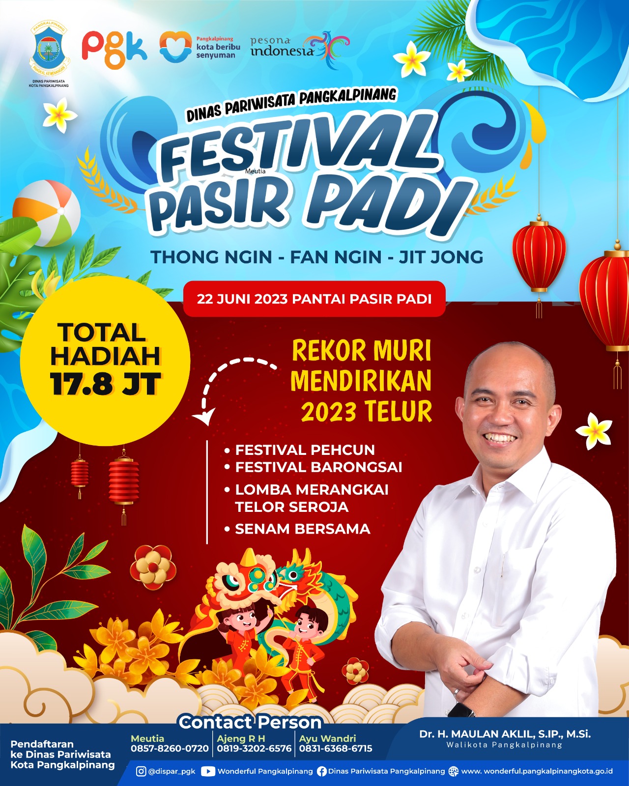 Festival Pasir Padi Jilid 3, Bakal Pecahkan Rekor Muri Mendirikan 2023 Butir Telur