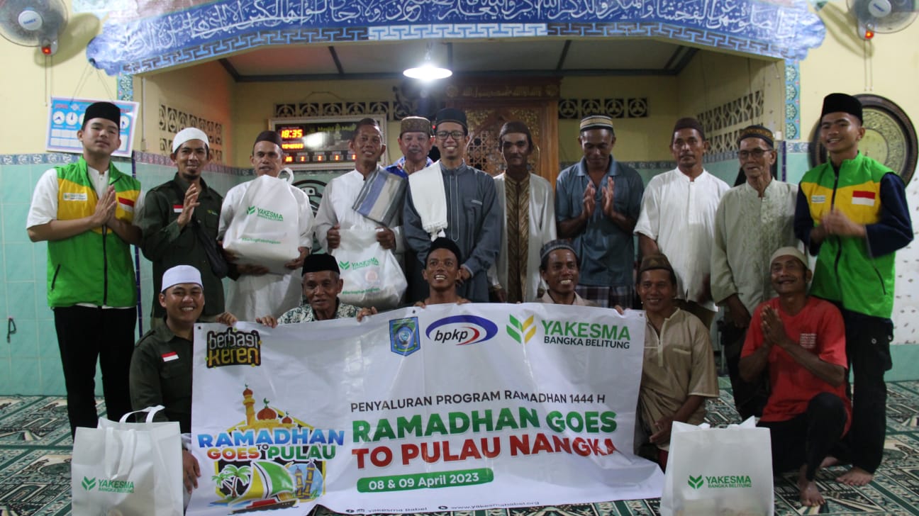 Perdana, Yakesma Babel Salurkan Program Ramadan Goes to Pulau Nangka