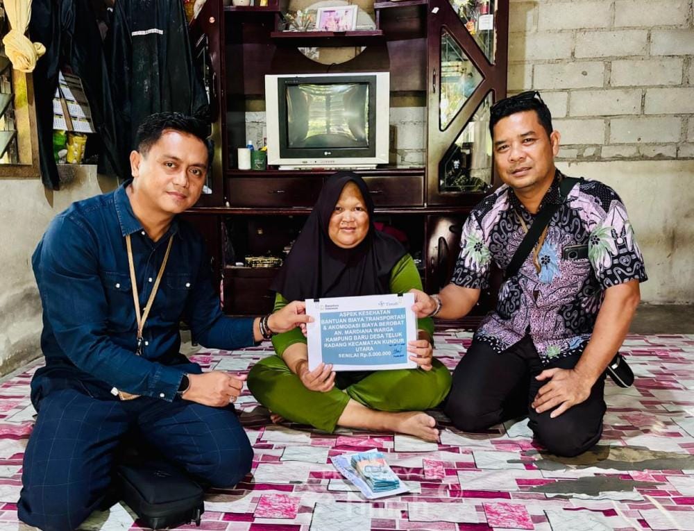 PT Timah Tbk Ringankan Beban Biaya Pengobatan Warga Teluk Radang