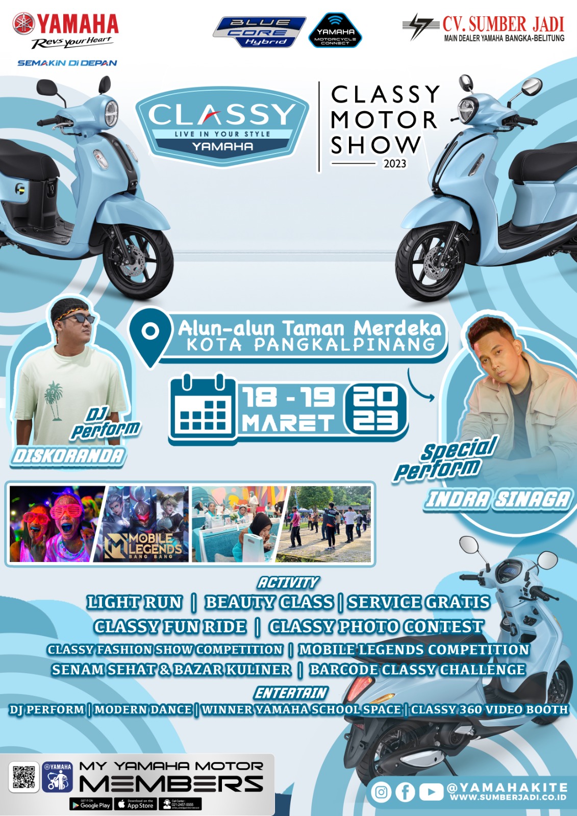 Classy Motor Show Bakal Bius Warga Pangkalpinang 