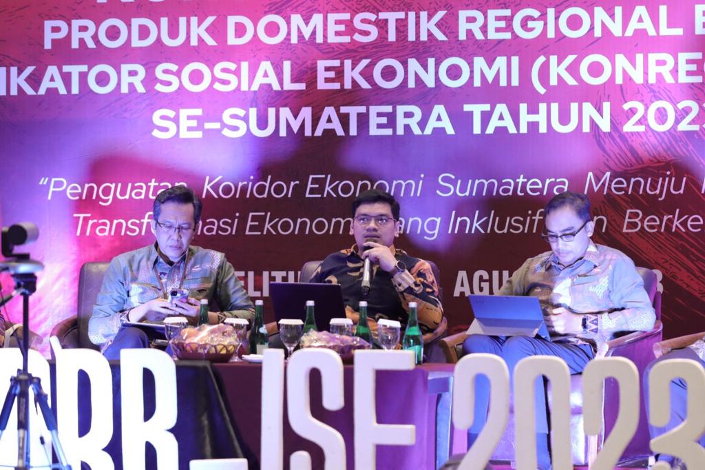 Rilis Bersama KONREG PDRB-ISE Se-Sumatera Tahun 2023