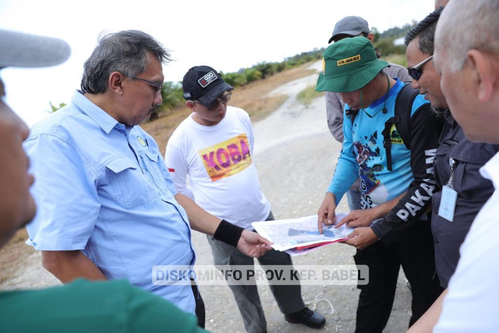 Pj Gubernur Ridwan Djamaluddin Cek Pendangkalan Alur Sungai Kulur 