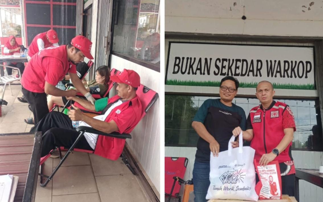 Kolaborasi PT. Timah dan PMI Basel, 17 Kantong Darah Didapatkan, Ada Bingkisan Sembako Bagi Pendonor 