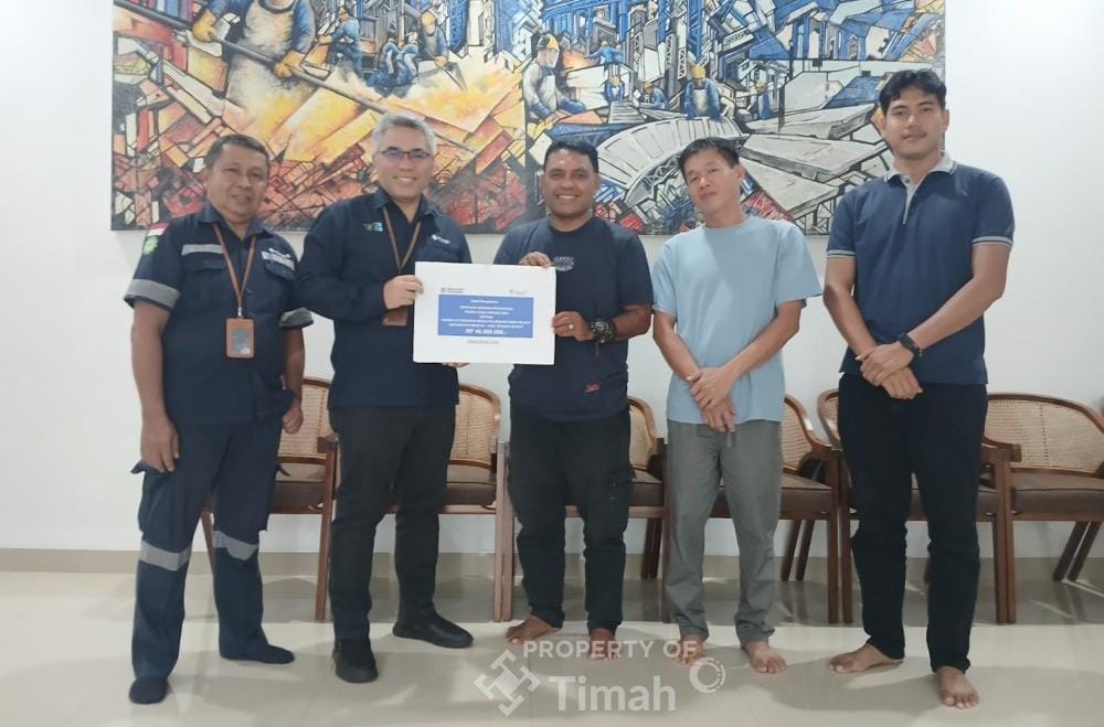 Jelang Natal, PT Timah Tbk Serahkan Bantuan Pembangunan Rumah Duka untuk Gereja di Bangka Barat 