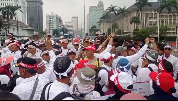 Gabung Aksi Nasional, Perwakilan P3K UBB Bersama 35 ILP PTNB Tuntut Jadi PNS