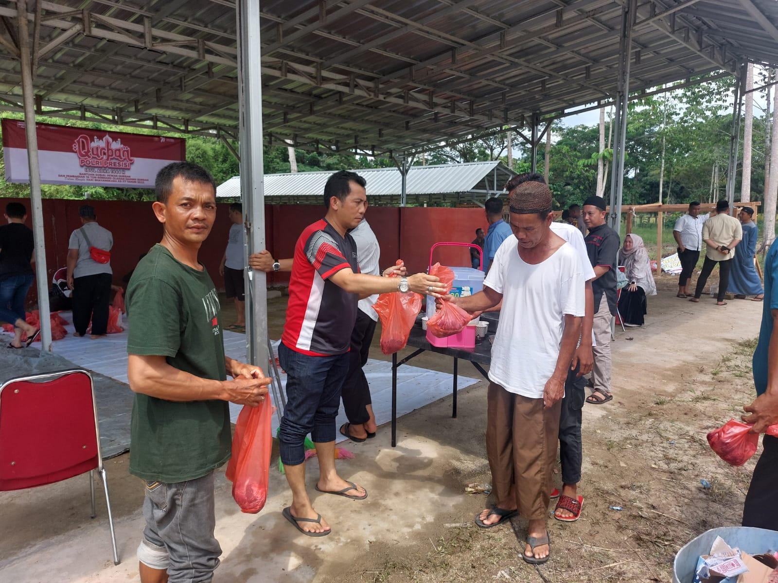 Idul Adha 1444 Hijriah, Polres Bangka Tengah Sembelih 6 Ekor Sapi