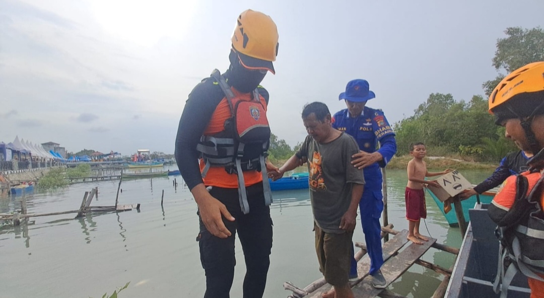 Begini Kondisi Nelayan Sungailiat yang Mengalami Mati Mesin di Lautan