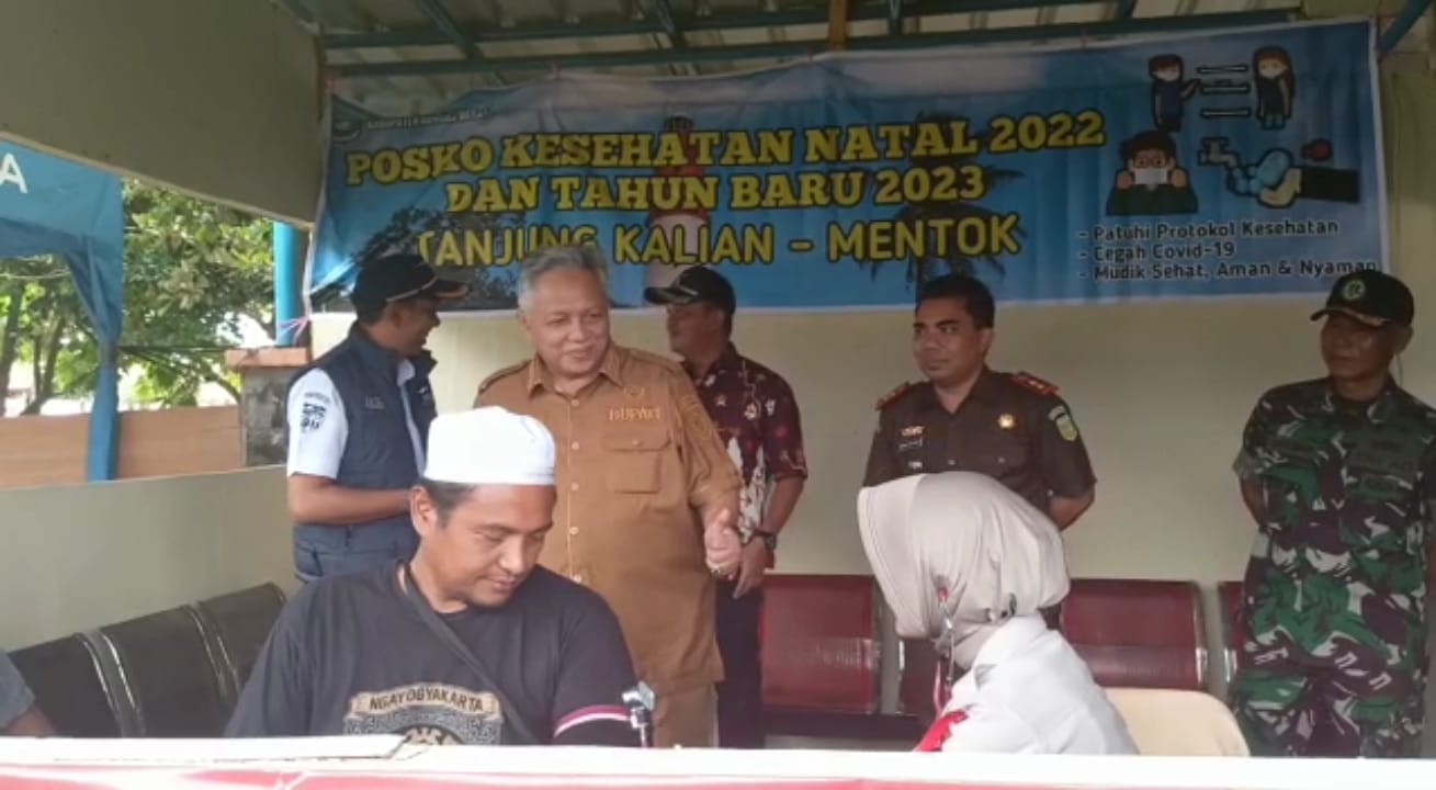 Tinjau Posko Nataru di Pelabuhan Tanjung Kalian, Sukirman Sebut Berjalan Dengan Lancar 