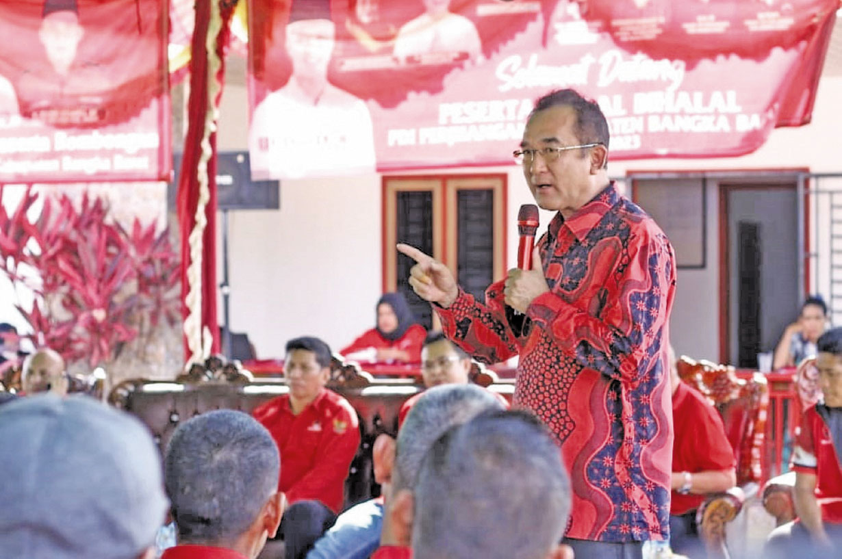 Rudianto Tjen Minta Kader PDIP Bangka Barat Beri Kerja Nyata