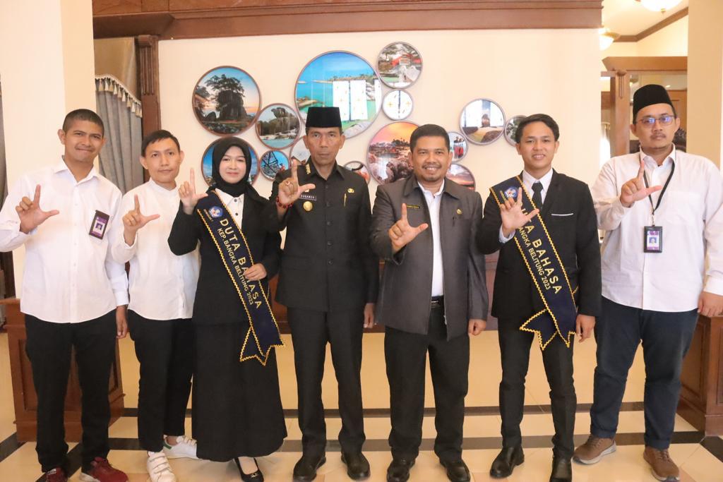 Pj Gubernur Suganda Dukung Finalis Duta Bahasa Kep. Babel Ikuti Pemilihan Tingkat Nasional