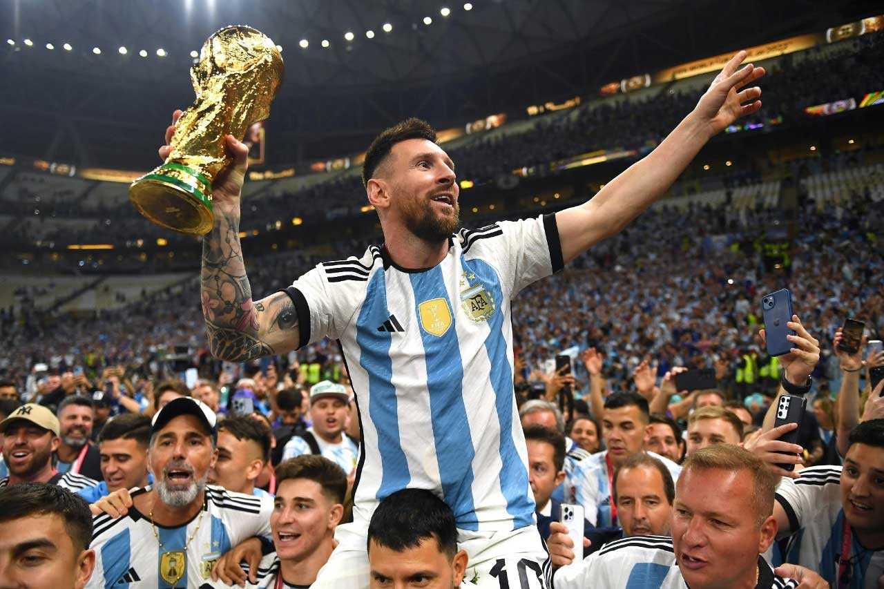 Di Balik Juara Dunia Argentina, Ini 4 Rekor Lionel Messi
