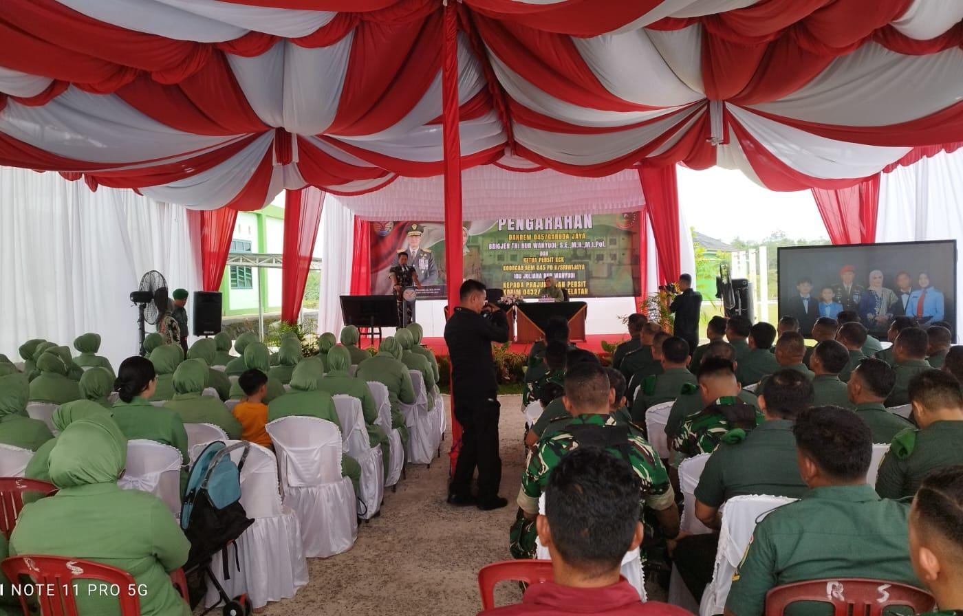 Danrem 045 Garuda Jaya kunjungi Kodim Basel, Ini Pesan Untuk Prajurit 
