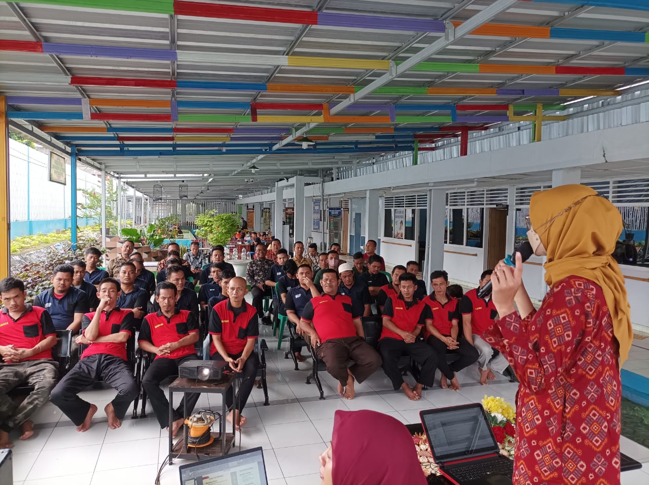 Lapas Pangkalpinang Bersama Puskesmas Gerunggang Edukasikan Layanan Kesehatan Jiwa Bagi Warga Binaan